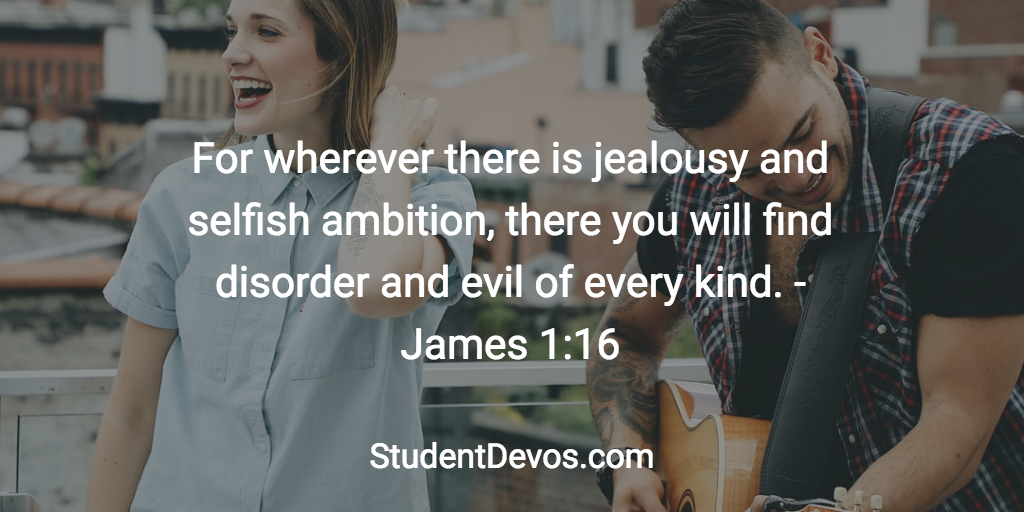 Daily Bible Verse and Devotion – James 1:16