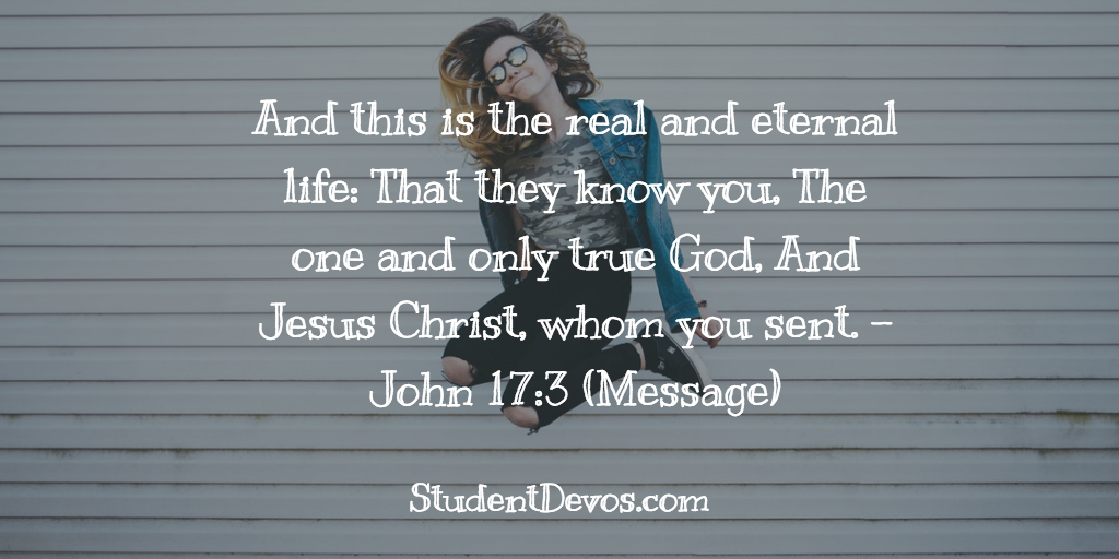 Daily Bible Verse and Devotion – John 17:3