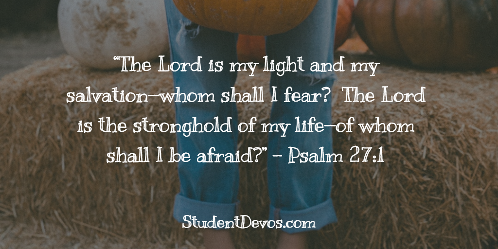 Daily Bible Verse and Devotion – Psalm 27:1