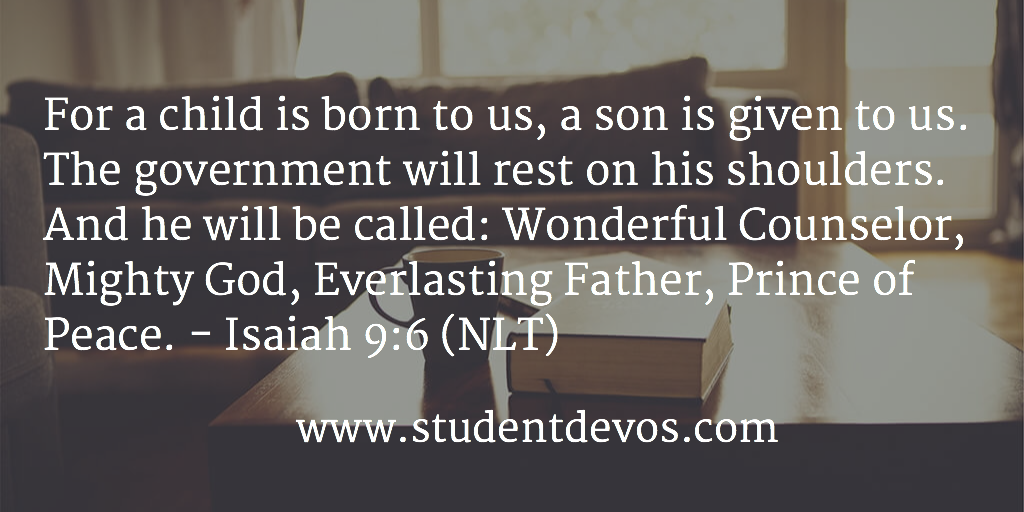 Daily Bible Verse and Devotion – December 21