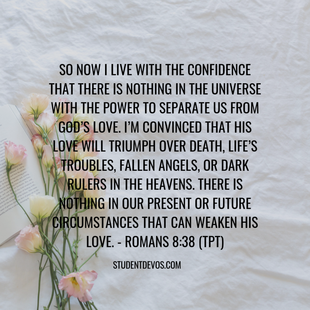 Daily Bible Verse and Devotion – Romans 8:38